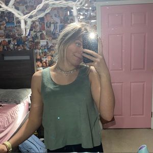 velvet cropped top